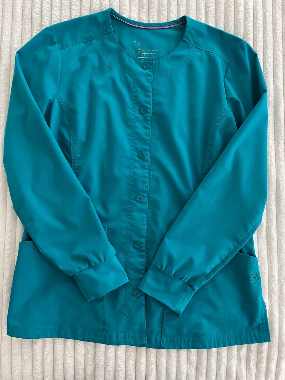 Women's Scrub Jacket in Teal